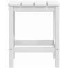 Adirondack bord vit 38x38x46 cm HDPE vidaXL – miniatyr 5