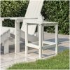 Adirondack bord vit 38x38x46 cm HDPE vidaXL – miniatyr 1