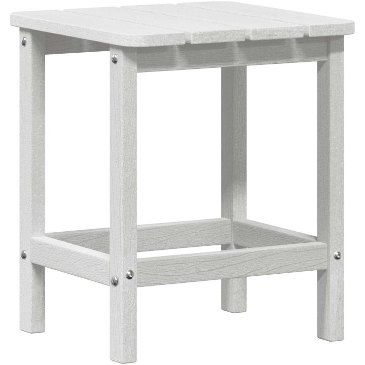 Adirondack sidobord Vit 38x38x45 cm HDPE vidaXL 38 x 38 x 46 cm – bild 2