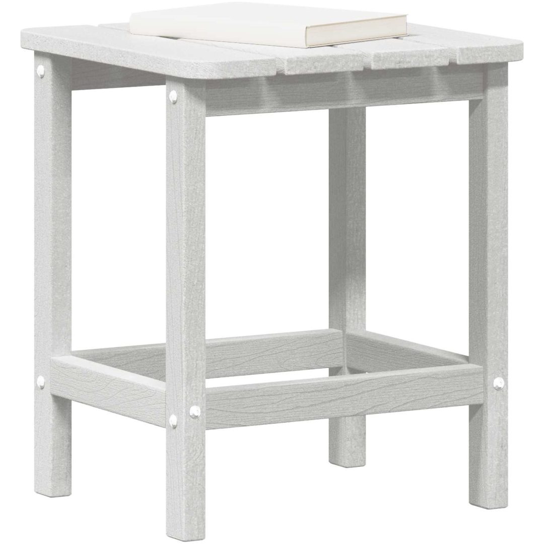 Adirondack sidobord Vit 38x38x45 cm HDPE vidaXL 38 x 38 x 46 cm – bild 3