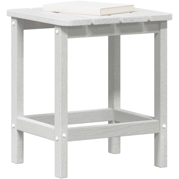 Adirondack sidobord Vit 38x38x45 cm HDPE vidaXL 38 x 38 x 46 cm – bild 3