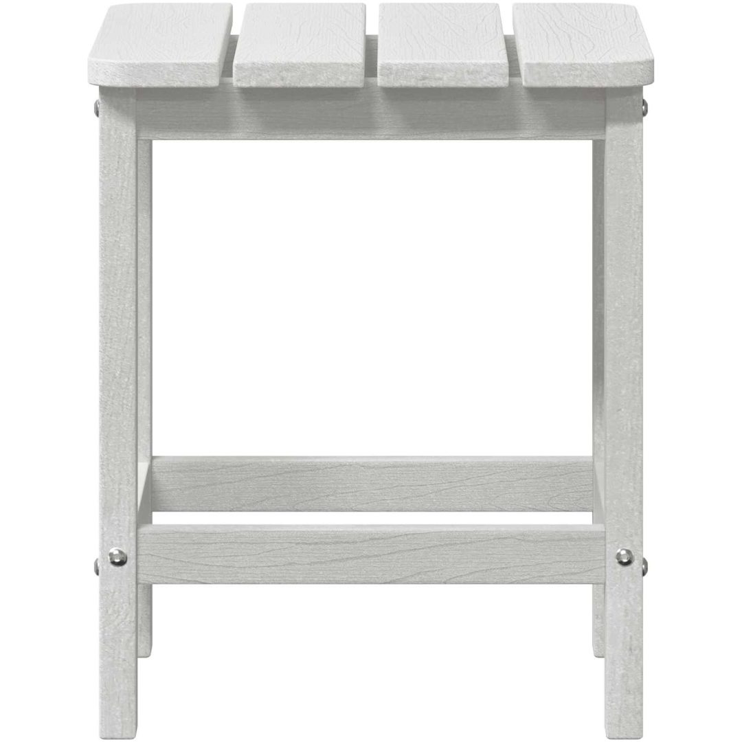 Adirondack sidobord Vit 38x38x45 cm HDPE vidaXL 38 x 38 x 46 cm – bild 5
