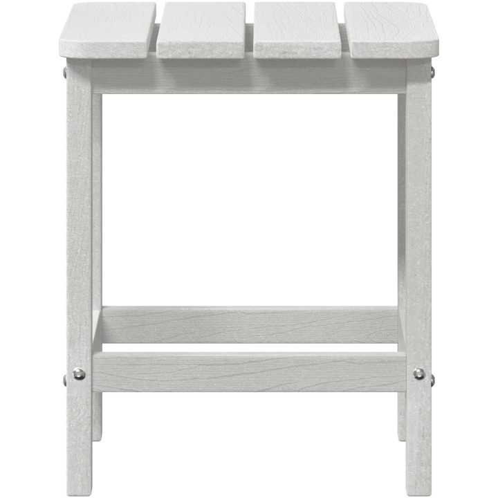 Adirondack sidobord Vit 38x38x45 cm HDPE vidaXL 38 x 38 x 46 cm – bild 5