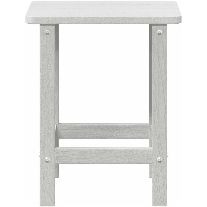 Adirondack sidobord Vit 38x38x45 cm HDPE vidaXL 38 x 38 x 46 cm – bild 7