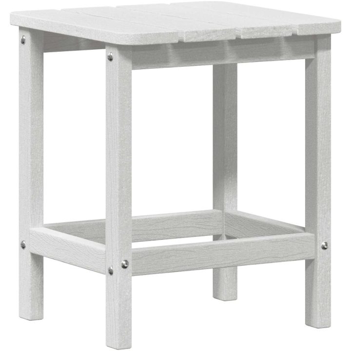 Adirondack sidobord Vit 38x38x45 cm HDPE vidaXL 38 x 38 x 46 cm – bild 9