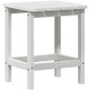 Adirondack sidobord Vit 38x38x45 cm HDPE vidaXL 38 x 38 x 46 cm – miniatyr 10