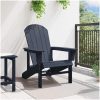 Adirondack-stol Marinblå 74x82x91 cm HDPE vidaXL 74 x 82 x 92 cm – miniatyr 3
