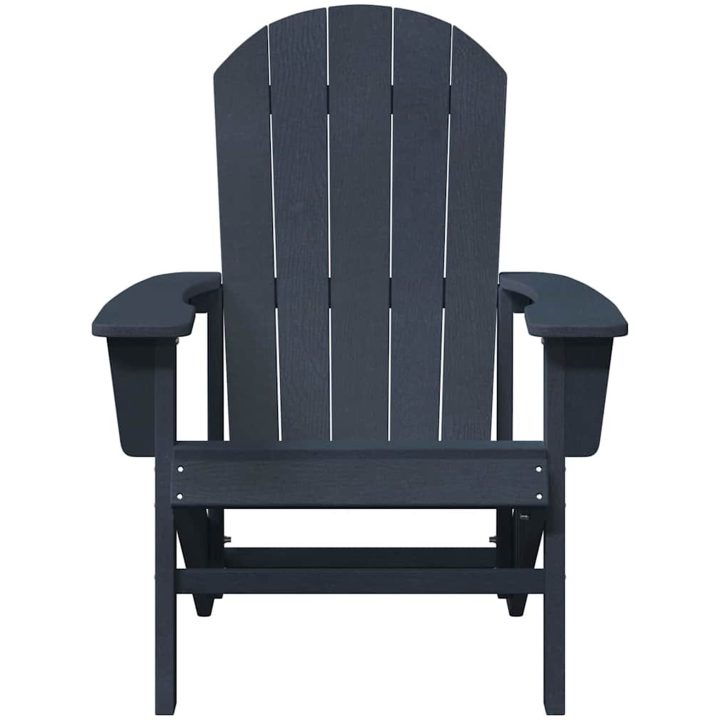 Adirondack-stol Marinblå 74x82x91 cm HDPE vidaXL 74 x 82 x 92 cm – bild 4