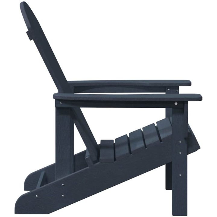 Adirondack-stol Marinblå 74x82x91 cm HDPE vidaXL 74 x 82 x 92 cm – bild 5