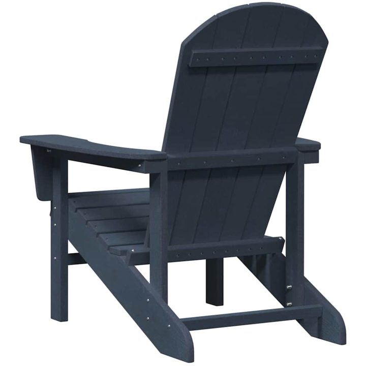 Adirondack-stol Marinblå 74x82x91 cm HDPE vidaXL 74 x 82 x 92 cm – bild 6