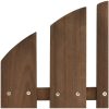 Adirondackstol 2-sits massivt granträ brun vidaXL – miniatyr 5