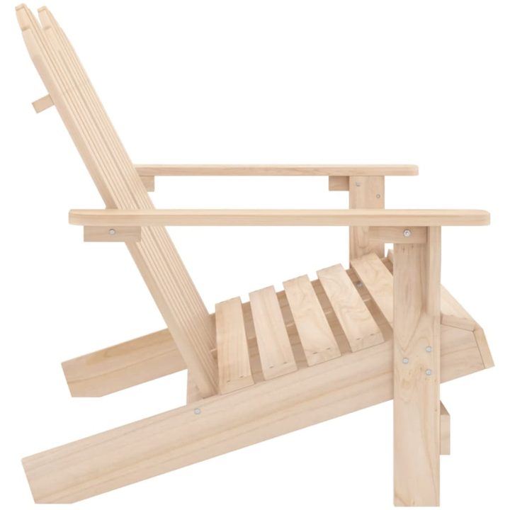 Adirondackstol 2-sits massivt granträ vidaXL – bild 3