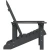 Adirondackstol HDPE antracit vidaXL – miniatyr 4