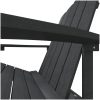 Adirondackstol HDPE antracit vidaXL – miniatyr 6