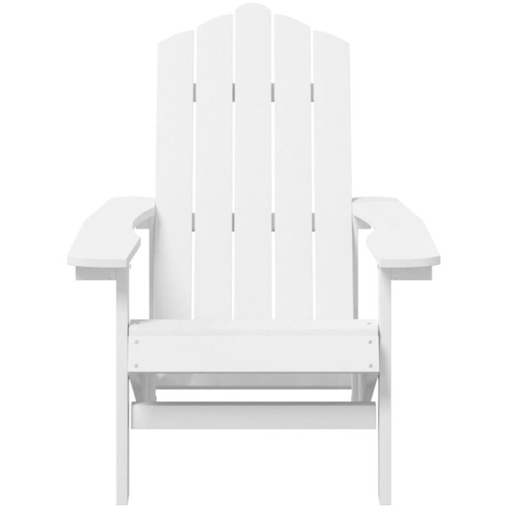 Adirondackstol HDPE vit vidaXL – bild 3