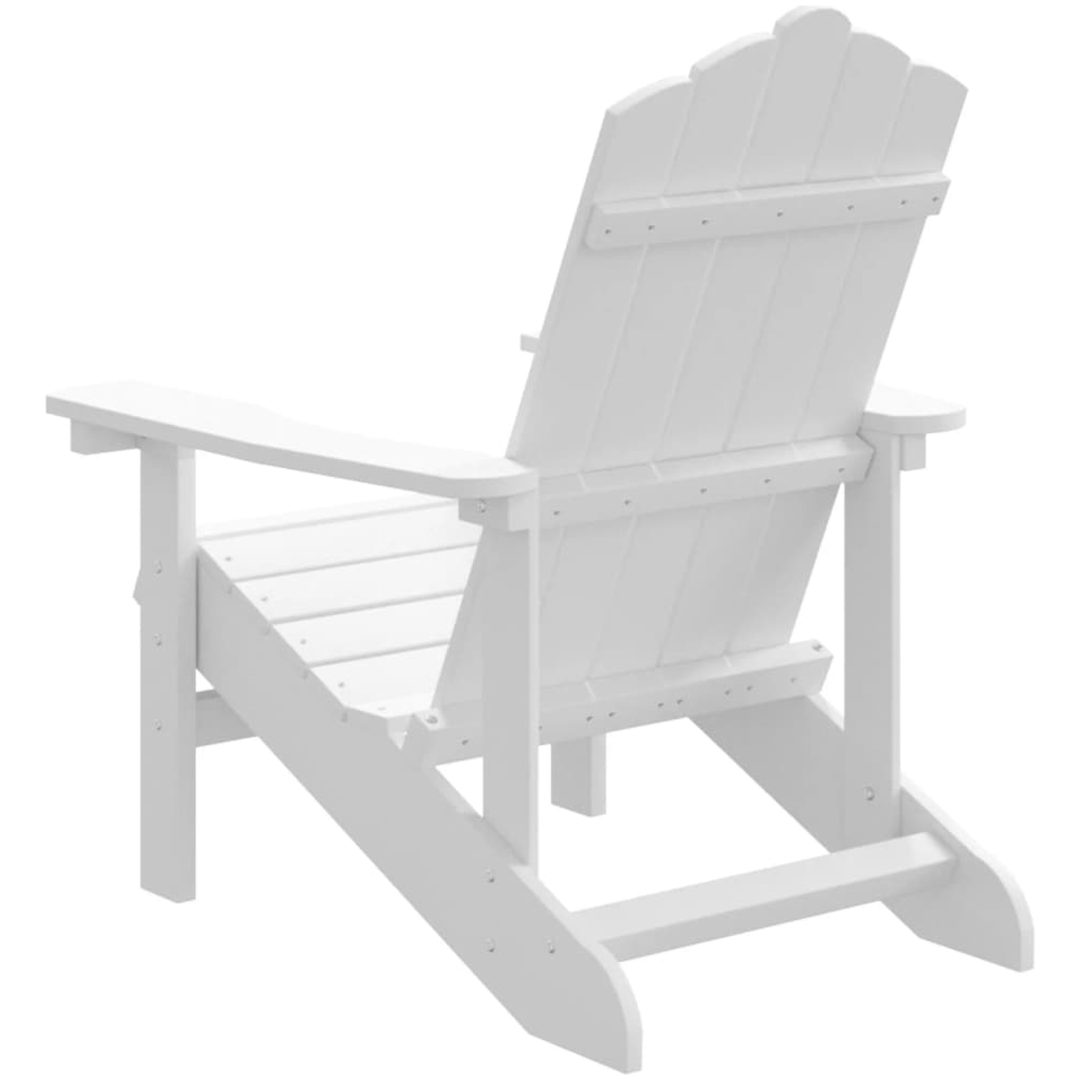 Adirondackstol HDPE vit vidaXL – bild 5