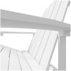 Adirondackstol HDPE vit vidaXL – miniatyr 6