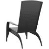 Adirondackstol konstrotting svart vidaXL – miniatyr 5