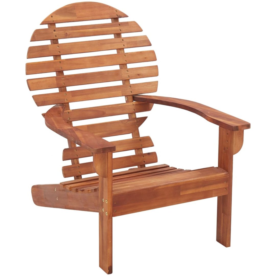 Adirondackstol massivt akaciaträ vidaXL