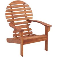 Adirondackstol massivt akaciaträ vidaXL