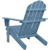 Adirondackstol massivt granträ blå vidaXL – miniatyr 4