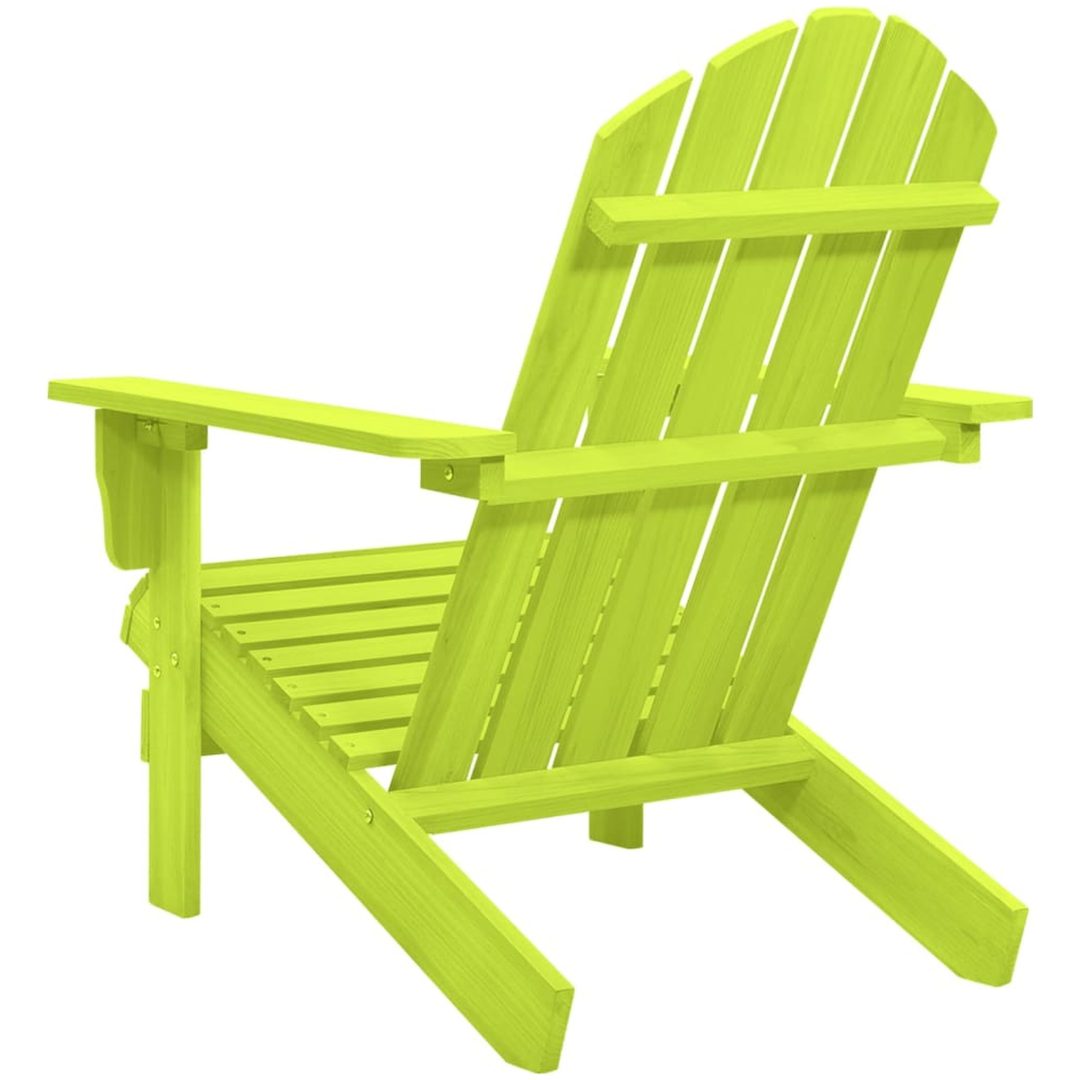 Adirondackstol massivt granträ grön vidaXL – bild 4