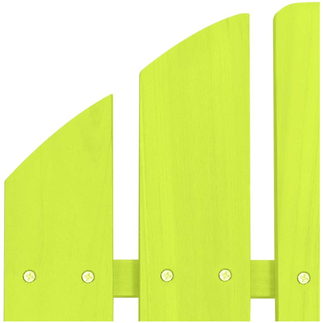 Adirondackstol massivt granträ grön vidaXL – bild 5