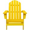 Adirondackstol massivt granträ gul vidaXL – miniatyr 2