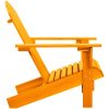 Adirondackstol massivt granträ orange vidaXL – miniatyr 3