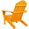 Adirondackstol massivt granträ orange vidaXL – miniatyr 4