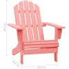 Adirondackstol massivt granträ rosa vidaXL – miniatyr 6