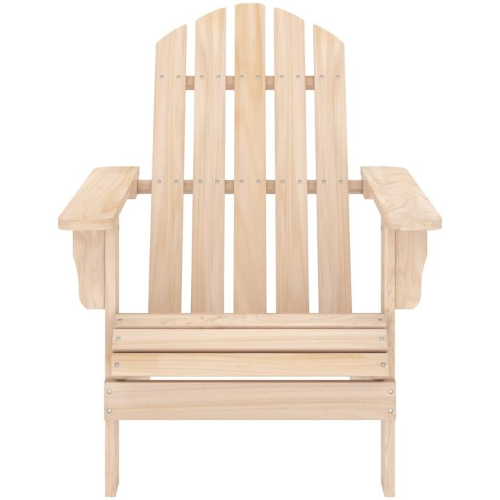 Adirondackstol massivt granträ vidaXL – bild 2