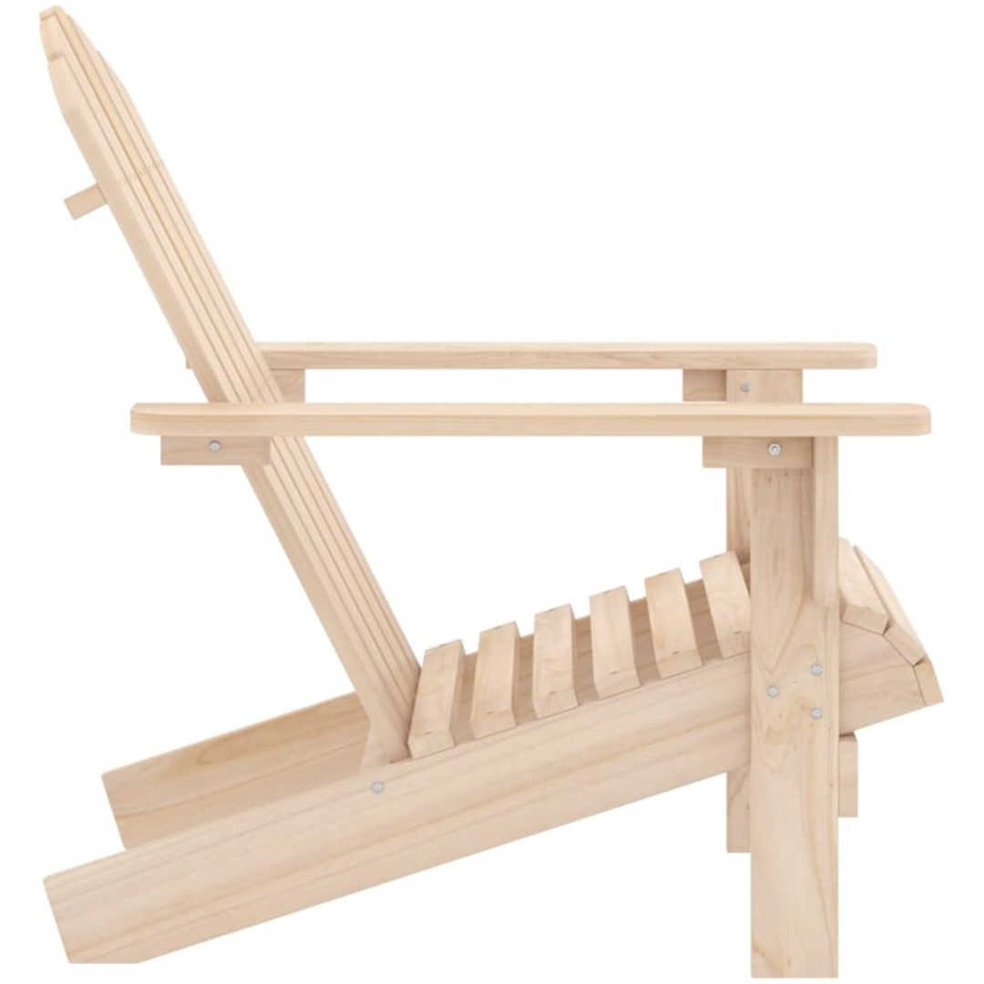 Adirondackstol massivt granträ vidaXL – bild 3