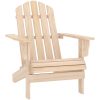 Adirondackstol massivt granträ vidaXL – miniatyr 1