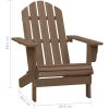 Adirondackstol med bord massivt granträ brun vidaXL – miniatyr 11
