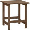 Adirondackstol med bord massivt granträ brun vidaXL – miniatyr 8