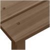 Adirondackstol med bord massivt granträ brun vidaXL – miniatyr 10