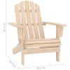 Adirondackstol med bord massivt granträ vidaXL – miniatyr 11