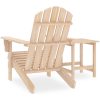 Adirondackstol med bord massivt granträ vidaXL – miniatyr 4