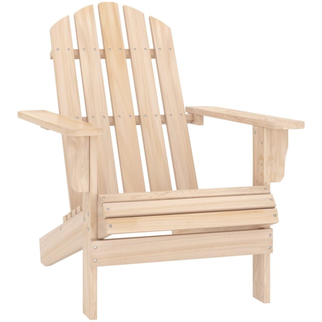 Adirondackstol med bord massivt granträ vidaXL – bild 5
