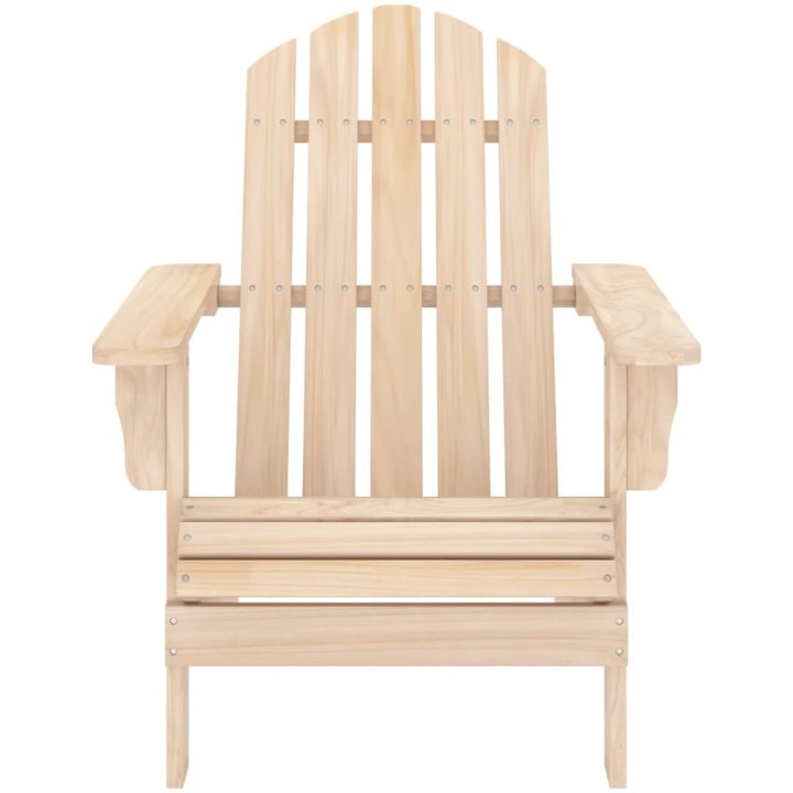 Adirondackstol med bord massivt granträ vidaXL – bild 6