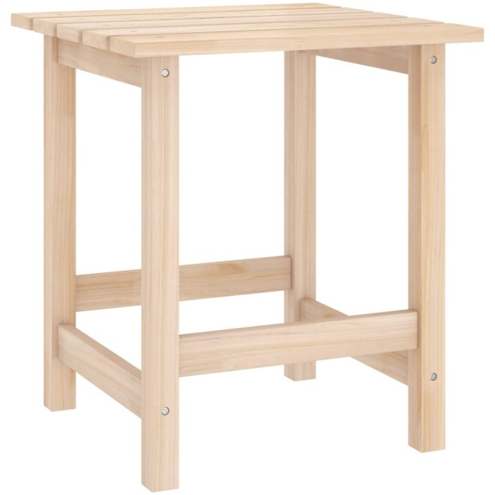 Adirondackstol med bord massivt granträ vidaXL – bild 8