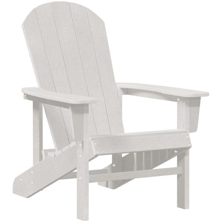 Adirondackstol Vit 74x82x91 cm HDPE vidaXL 74 x 82 x 92 cm – bild 2