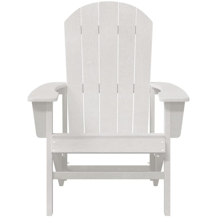 Adirondackstol Vit 74x82x91 cm HDPE vidaXL 74 x 82 x 92 cm – bild 4
