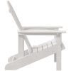 Adirondackstol Vit 74x82x91 cm HDPE vidaXL 74 x 82 x 92 cm – miniatyr 5