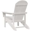 Adirondackstol Vit 74x82x91 cm HDPE vidaXL 74 x 82 x 92 cm – miniatyr 6