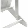Adirondackstol Vit 74x82x91 cm HDPE vidaXL 74 x 82 x 92 cm – miniatyr 8