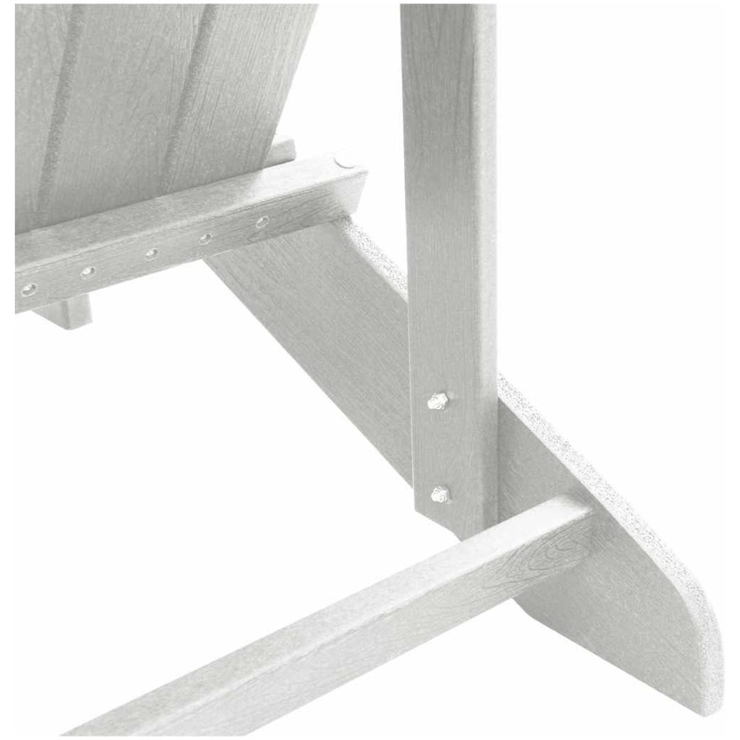 Adirondackstol Vit 74x82x91 cm HDPE vidaXL 74 x 82 x 92 cm – bild 8