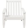 Adirondackstol vit 75x77x77 cm massiv furu vidaXL – miniatyr 3