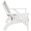 Adirondackstol vit 75x77x77 cm massiv furu vidaXL – miniatyr 4
